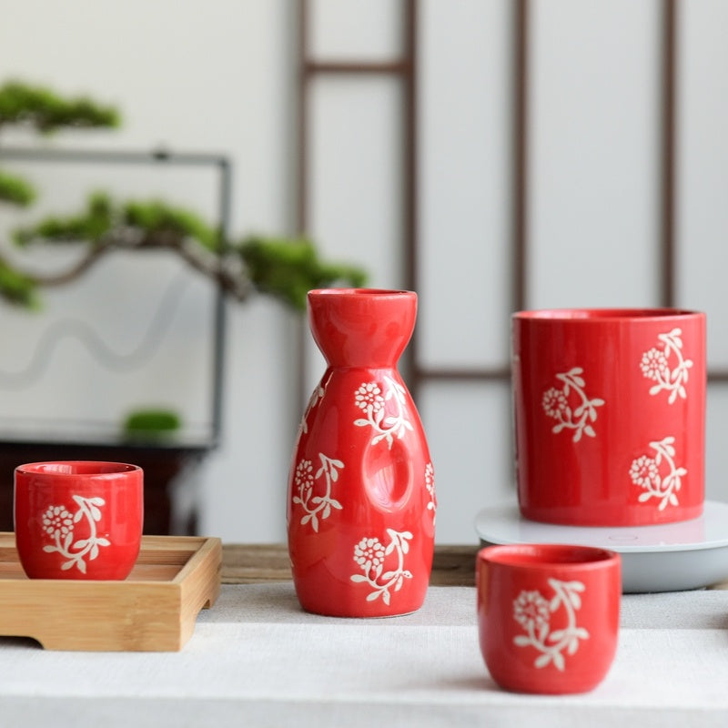 Household Ceramic Wine Pot Red Wine Set