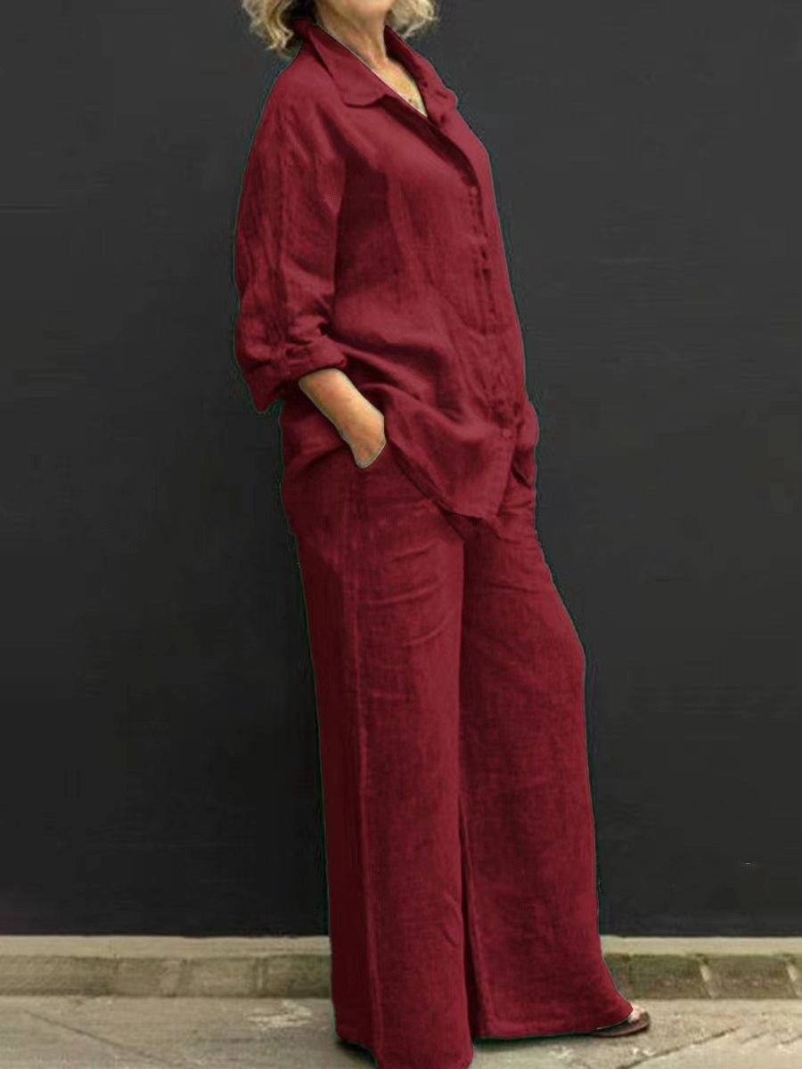 Women's Casual Urban Shirt Set