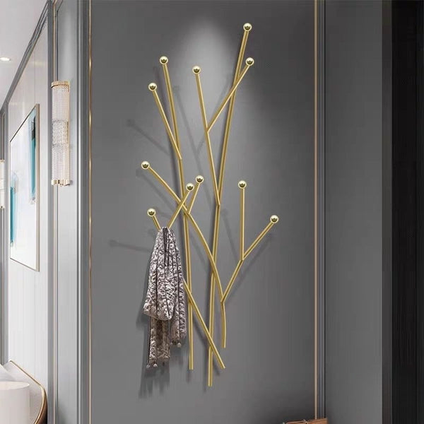 Wall-mounted Bathroom Hook Simple Coat Rack