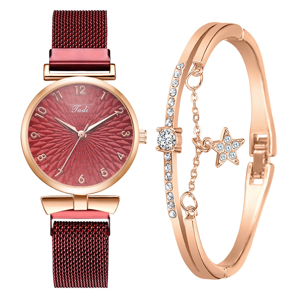 Mesh Strap Watch Magnet Watch