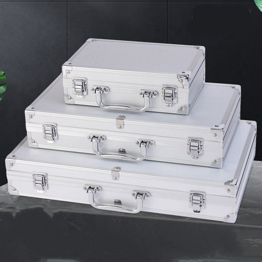Home Silver Stylish Personality Suitcase