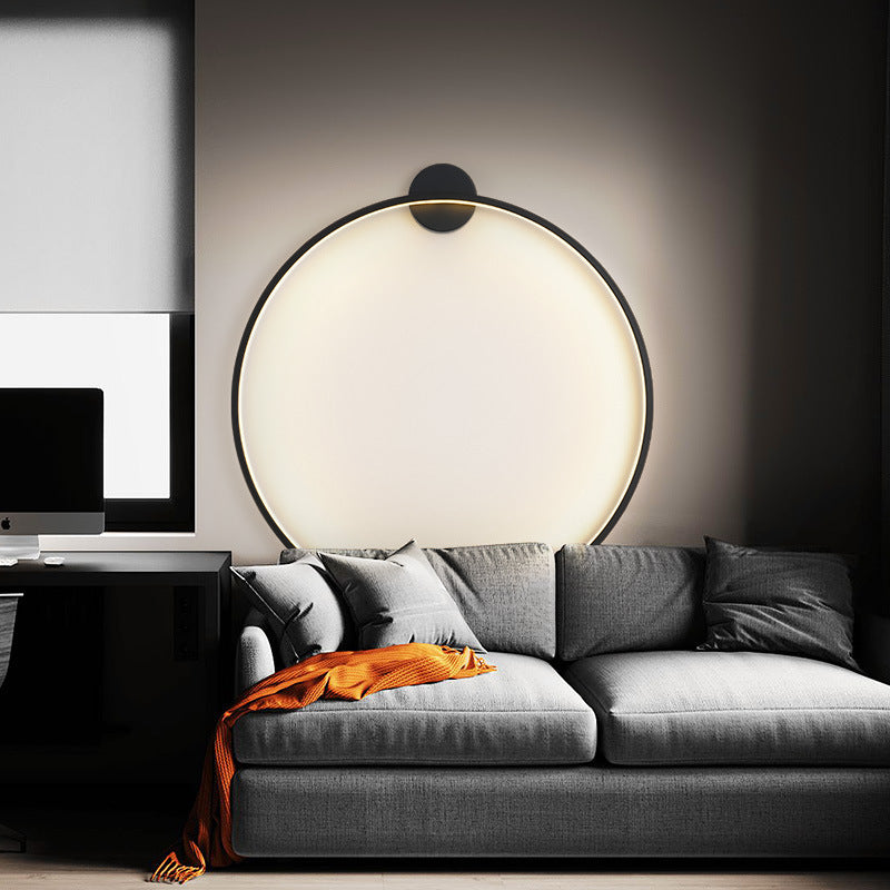 Round Wall Lamp Creative Personalized Bedroom Bedside Lamp Simple Modern