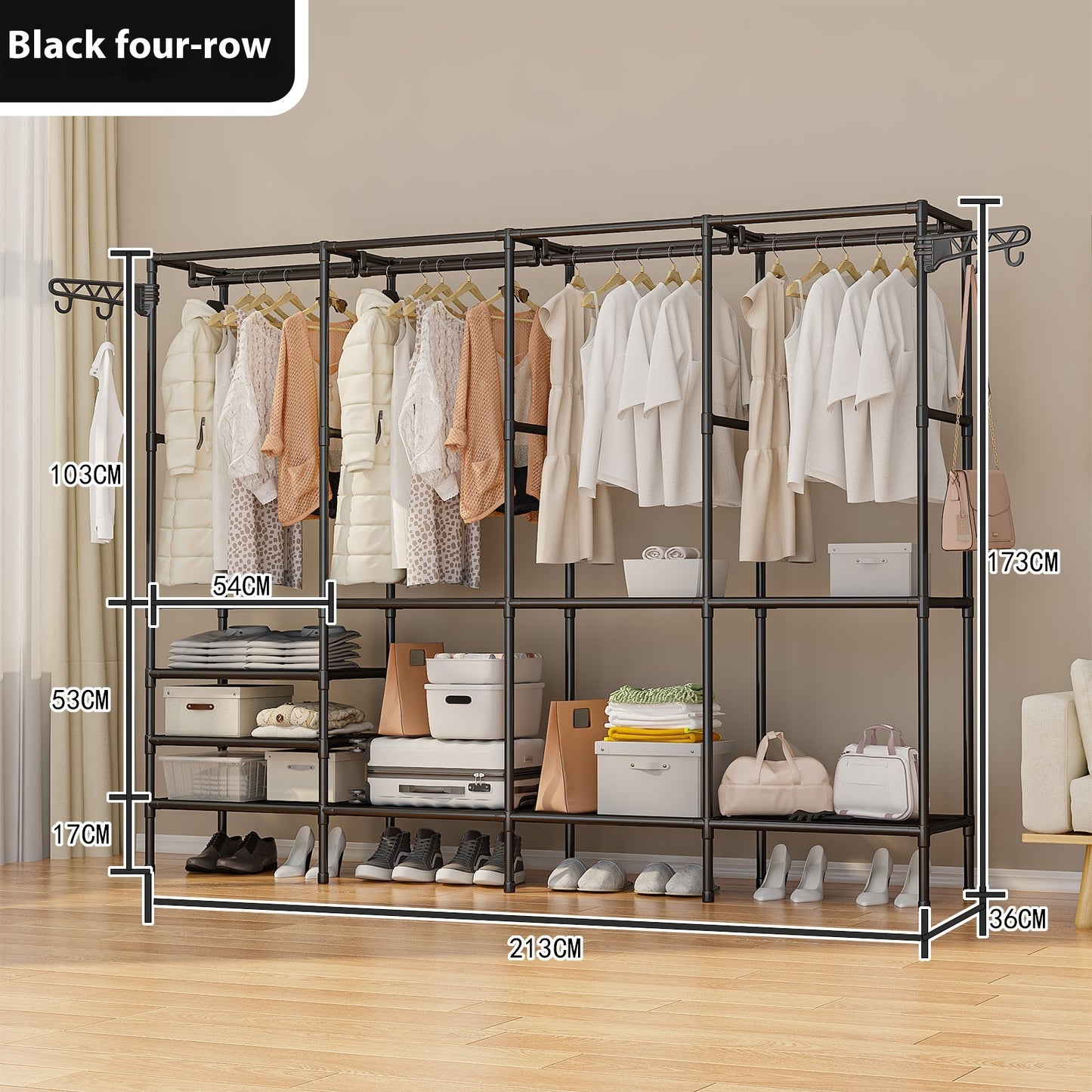 Simple Coat Rack Multi-functional Floor