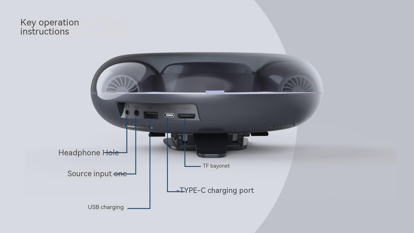 Ambience Light Wireless Charger Bluetooth Audio