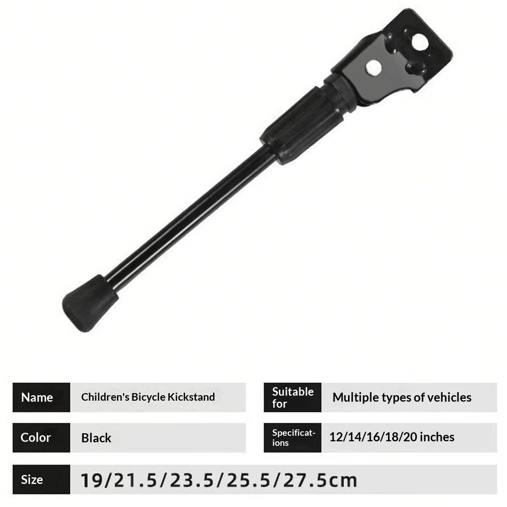 Bicycle Kids Bike Single Support 12to26 Inch Folding Bike Side Stand