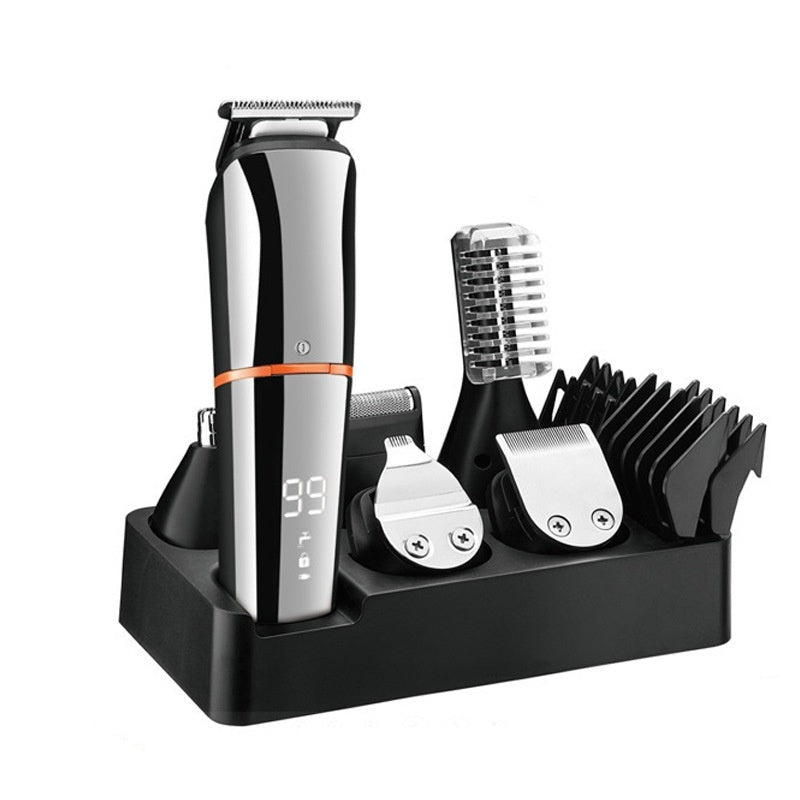Electric Hair Clipper Multifunctional Digital Display Pogonotomy Nose Hair