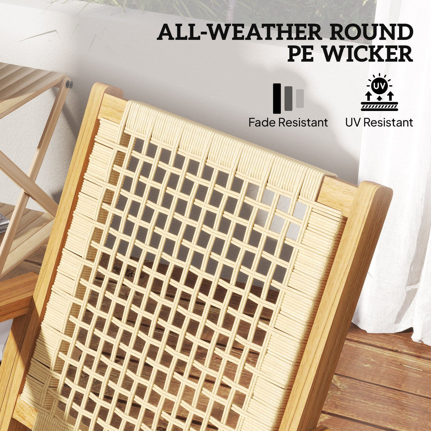 Outdoor Lawn Rocking Chair Set of 2