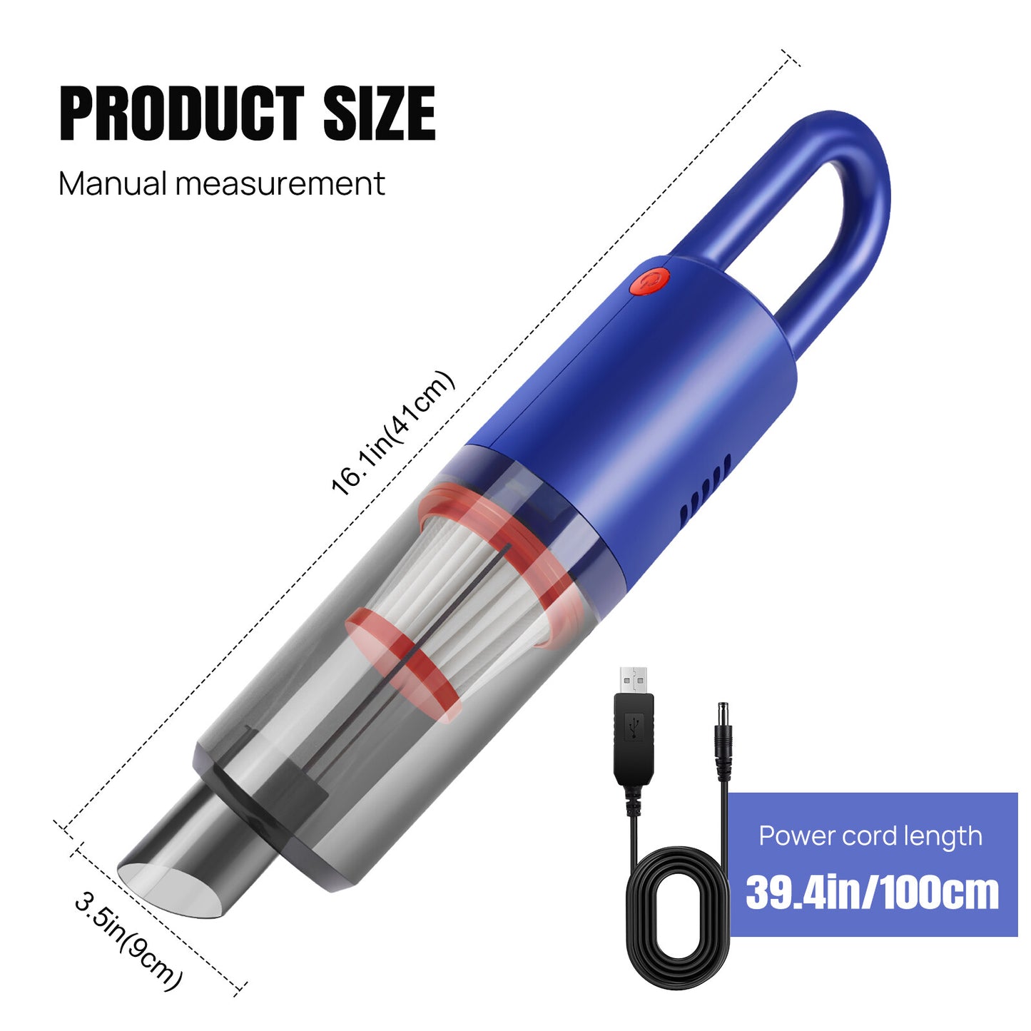 Cordless Handheld Car Vacuum Cleaner Wet Dry Powerful Strong Suction Cleaning UK