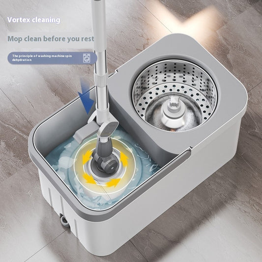 Fashion Large Rotating Mop With Barrel Suit