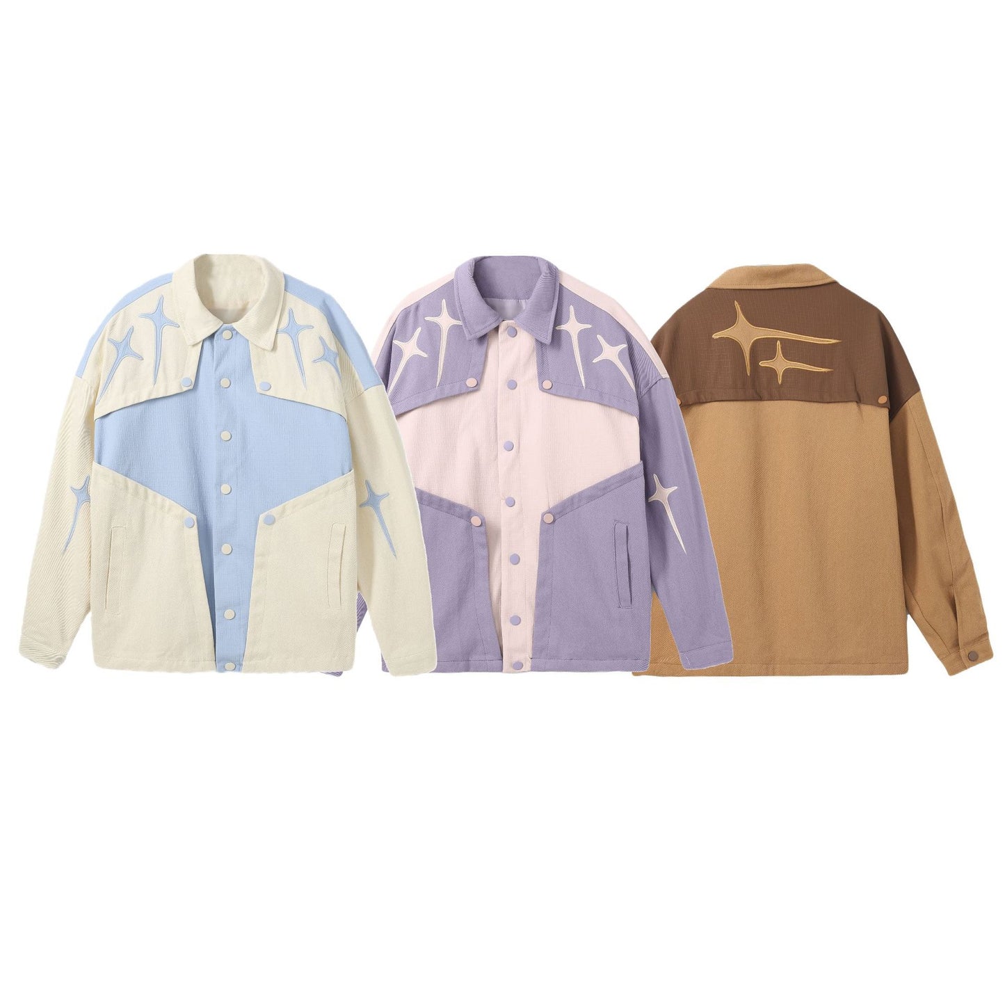 Loose Maychao Stitching Jacket Coat