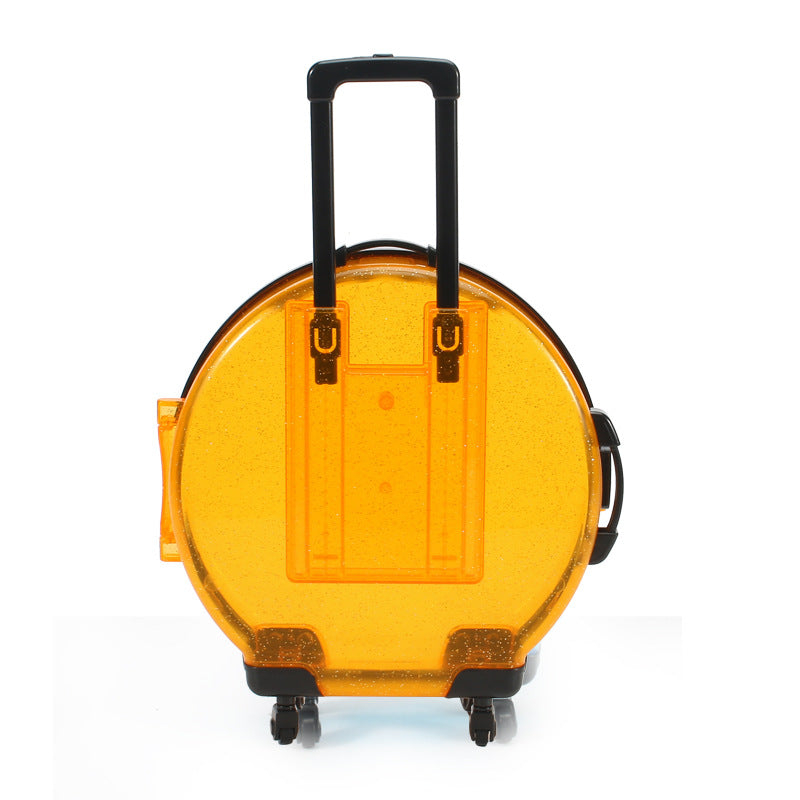 Children's Simple Cartoon Mini Suitcase Shape Storage Box