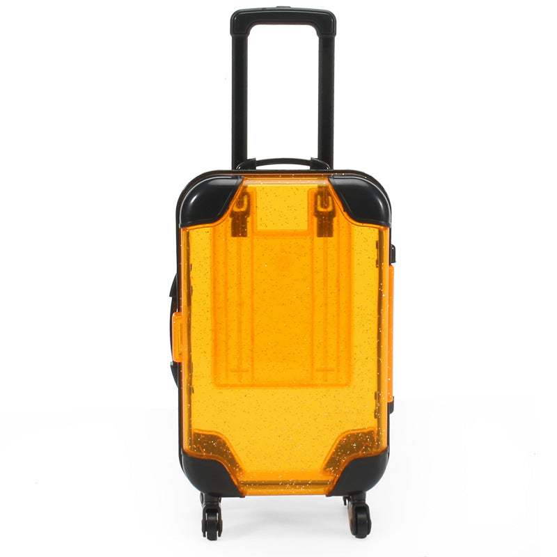 Children's Simple Cartoon Mini Suitcase Shape Storage Box
