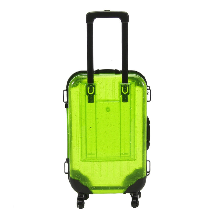 Children's Simple Cartoon Mini Suitcase Shape Storage Box