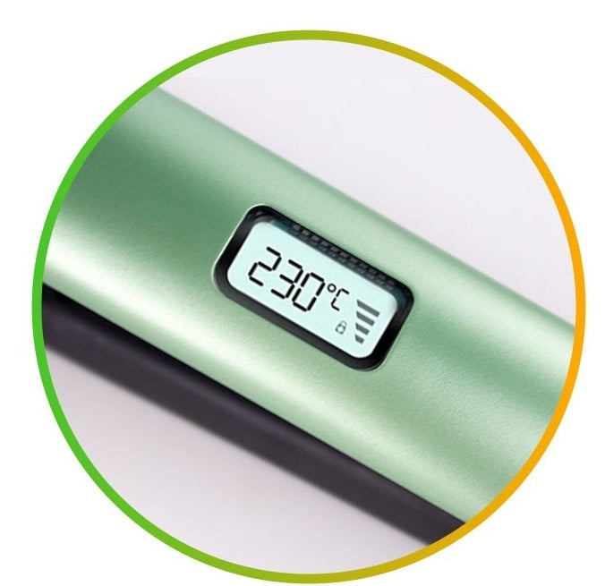 Hair Straightener With Electric Heating LED Display Hair Straightener