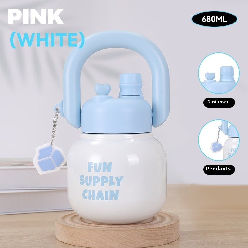 Double Drinking Cup Stainless Steel Insulation Large Capacity