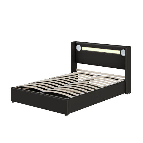 Fiberboard Double Bed