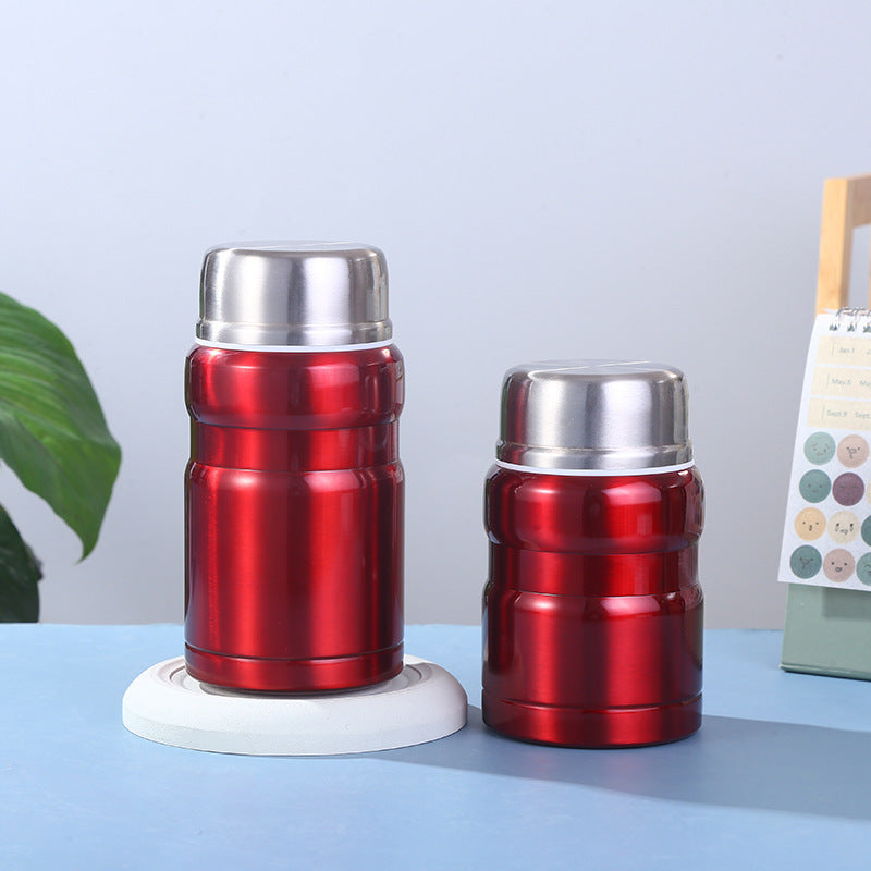 Large Capacity Portable Stainless Steel Household Insulation Braised Cup Thermal Pot Lunch Box