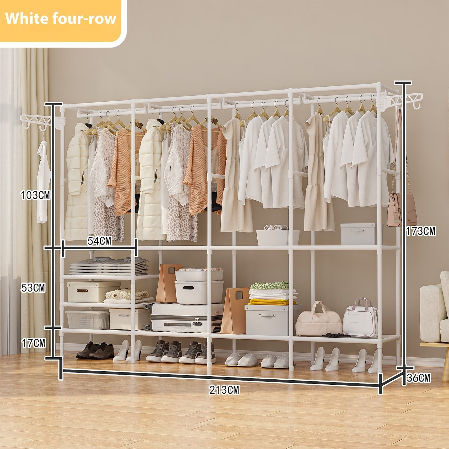 Simple Coat Rack Multi-functional Floor