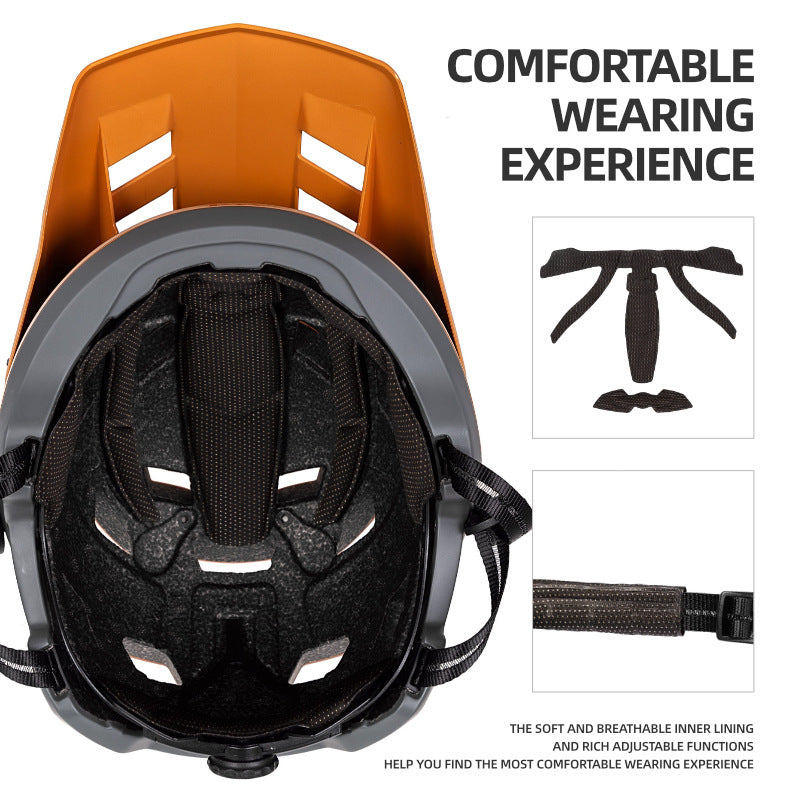 Bicycle Mountain Bike Lightweight Integrated Helmet