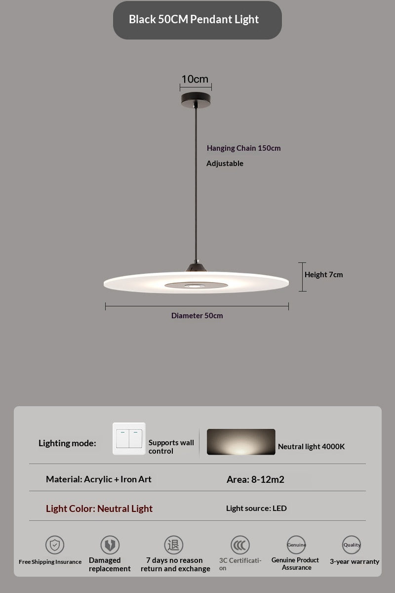 Modern Minimalist Chandelier With A Light-luxury Nordic Aestheticcreative Lighting For A Sleek Understated Look