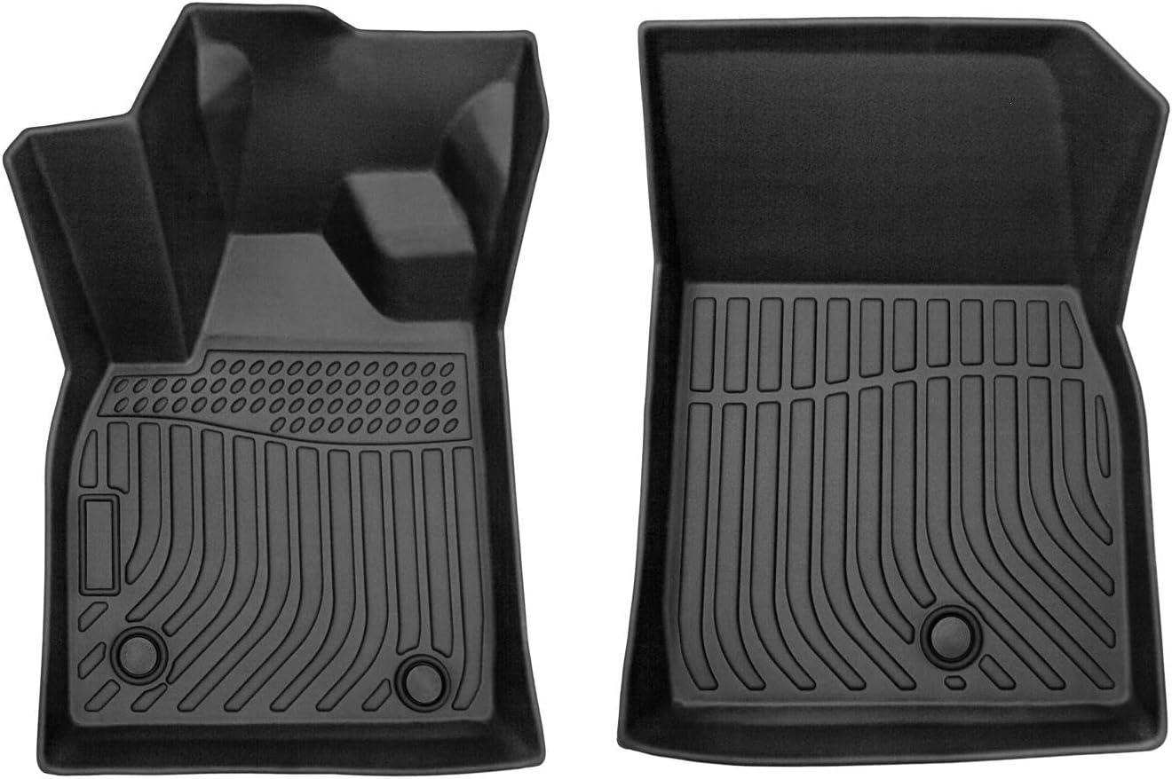 Car Floor Mats For Skoda Octavia 2021-2023,TPE All-Weather Floor Mats,Waterproof, Anti-Slip, Durable Interior Protection Accessories,Black