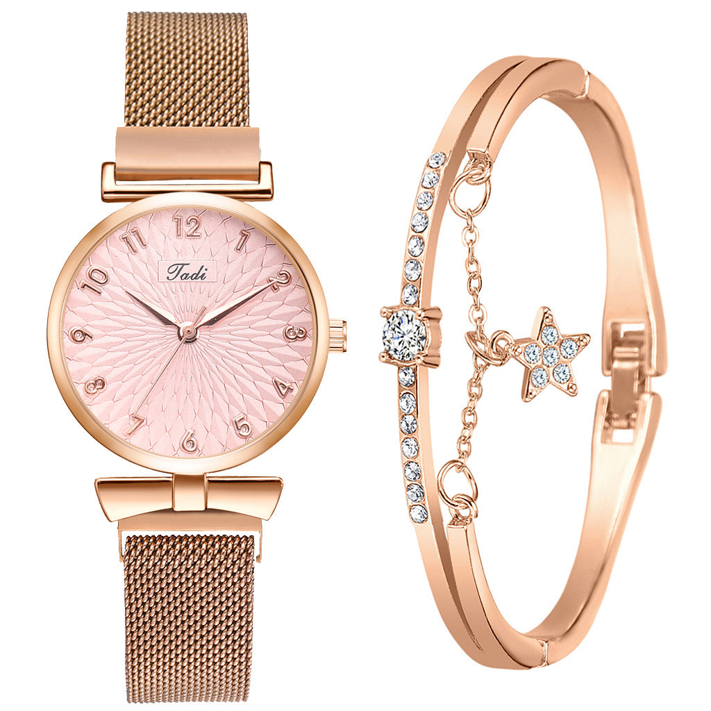 Mesh Strap Watch Magnet Watch