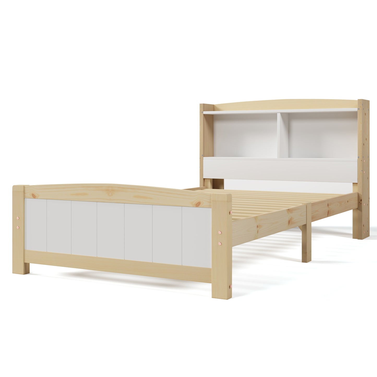 Einzelbett Aus Massivholz
