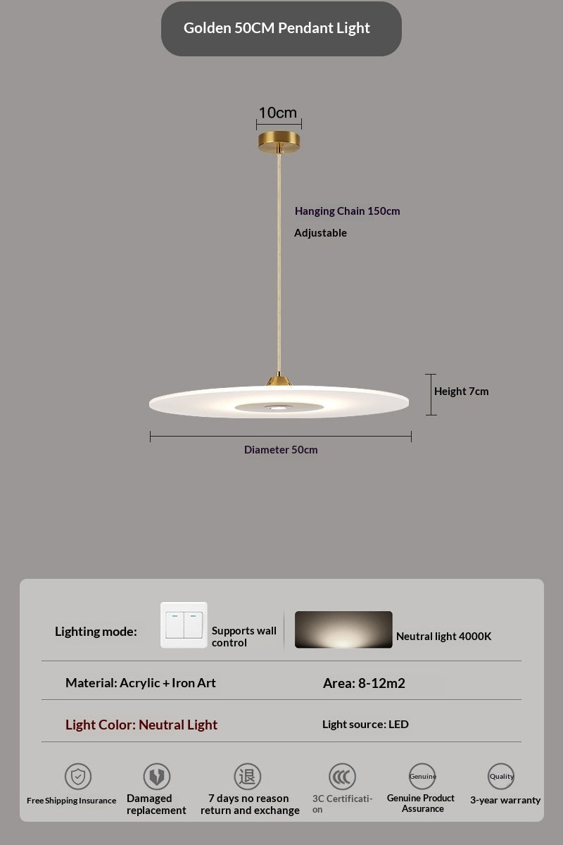 Modern Minimalist Chandelier With A Light-luxury Nordic Aestheticcreative Lighting For A Sleek Understated Look