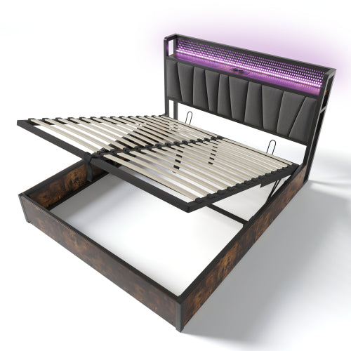 Doppelbett Aus Metall Mit Matratze Size  160cmx200cm