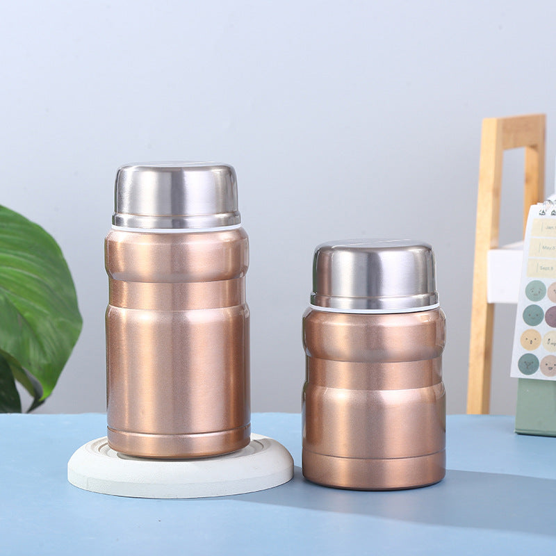 Large Capacity Portable Stainless Steel Household Insulation Braised Cup Thermal Pot Lunch Box