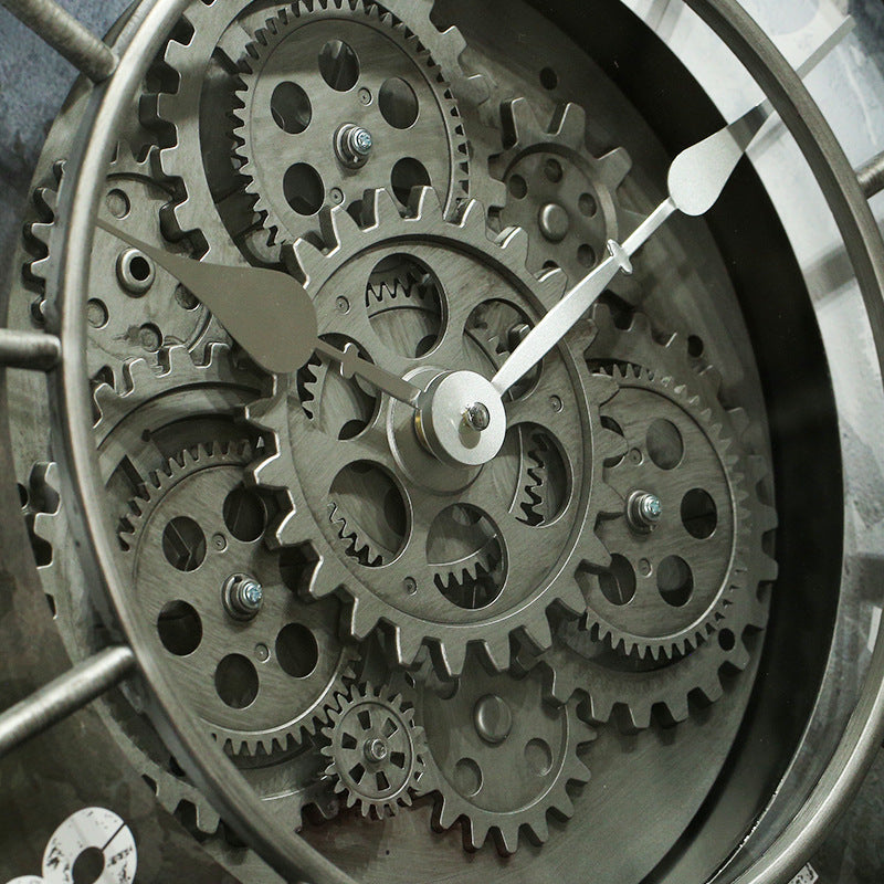 Round Gear Wall Clock Clock