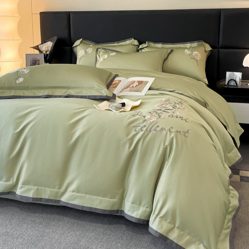 Home Textile High-end Affordable Luxury Cotton Long-staple Cotton Four-piece Set
