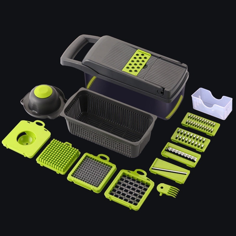 Multi-function Vegetable Chopper Diced Pressed Onion Potato Strip Cutter