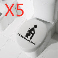 Bathroom Toilet Toilet Wall Sticker