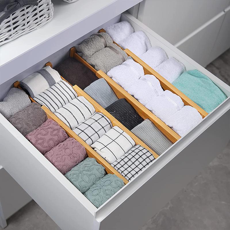Bamboo Drawer Divider Kitchen Drawer Organizer