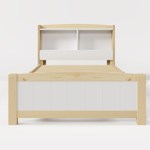 Einzelbett Aus Massivholz