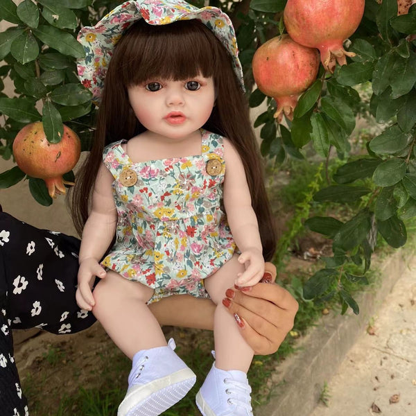 55cm Simulation Cute Baby Girl Toy