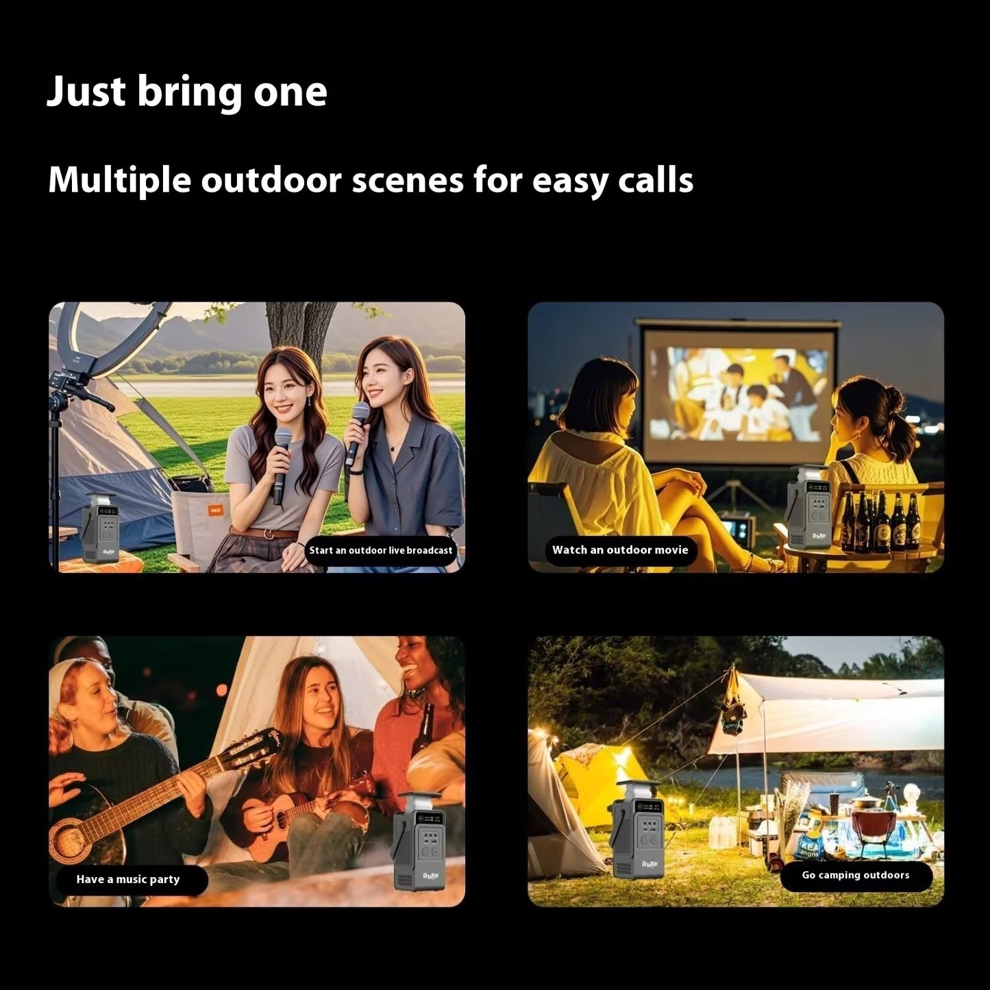 Outdoor Mobile Power Supply Large Capacity Portable